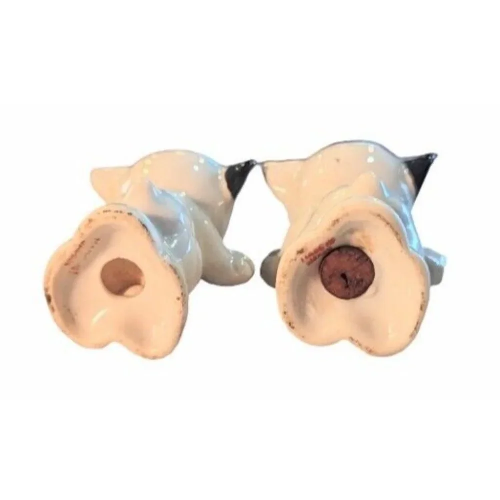 Vintage Pair Of Japanese Bonzo Salt And Pepper Shakers Dog Anthropomorphic